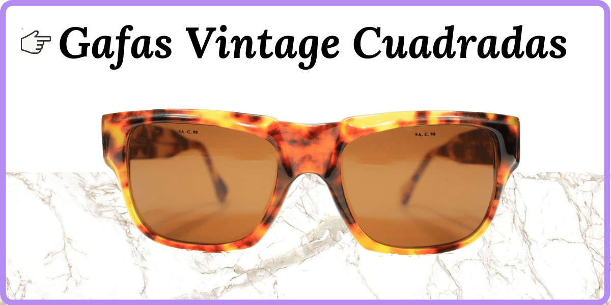 Gafas de Sol Vintage Cuadradas